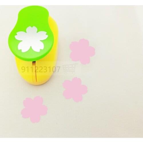 1" 2.5cm sakura shape craft punch set Punch Craft Scrapbooking school Paper Puncher eva hole punch free shipping