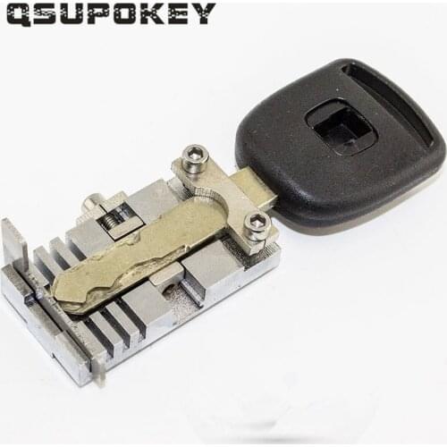 QSUPOKEY Original HUK Universal Multifunction car keys Key Duplicating Machine JIG Auto Locksmith Tools Fixture