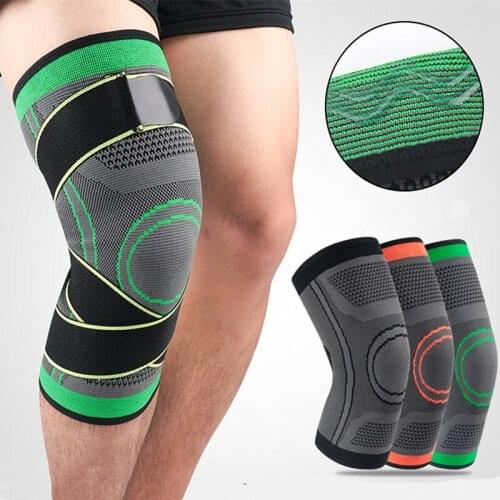 Anti-slip Silicone Knee Pad Adults Sports Protective Leg Sleeve for Basketball Cycling