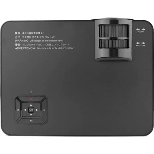 SD150 Mini Portable LCD Projector 2400 Lumens LED light 1080P 1280*720 Home Theater 1000:1 Contrast Ratio with HD VGA USB Port