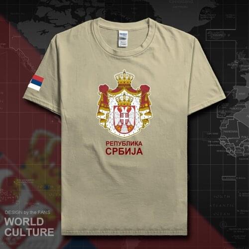 Serbia Serbian Serbs men t shirts fashion jerseys nation team 100% cotton t-shirts clothing tees country sporting SRB Srbija 20
