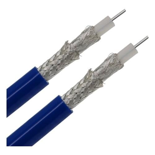 Blue Soft RG142 Double Shielded RF Coaxial Low Loss Cable 50ohm 0.5m 1m 2m 3m 5m 8m 10m