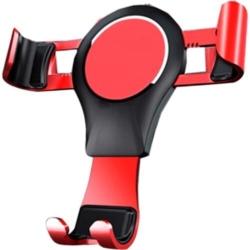 Smart Phone Car Air Outlet Gravity Mobile Phone Bracket For Audi A3/S3 Red
