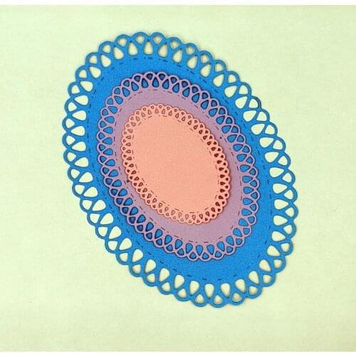 Three Layer Pattern Metal Cutting Dies For Scrapbooking New Troqueles Stamps And Planner Dies Embossing Folder Die Cut Stencil