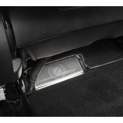 2pcs Car Air-Flow Vent Protection Cover Black Vent Cover Car Interior Replacement For Tesla Model 3