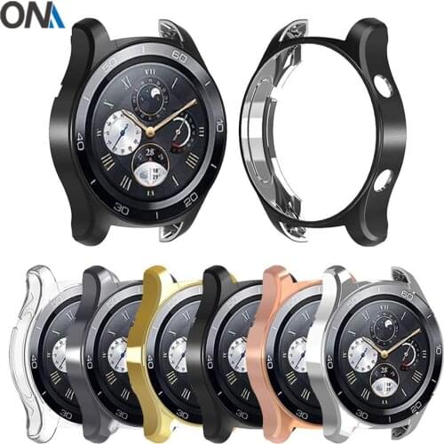 Ultra Slim Protector Case for Huawei Watch GT 2E GT2E GT2 GT 2 Ultra Slim Soft Hollow out Watch Cover Protective Bumper Shell