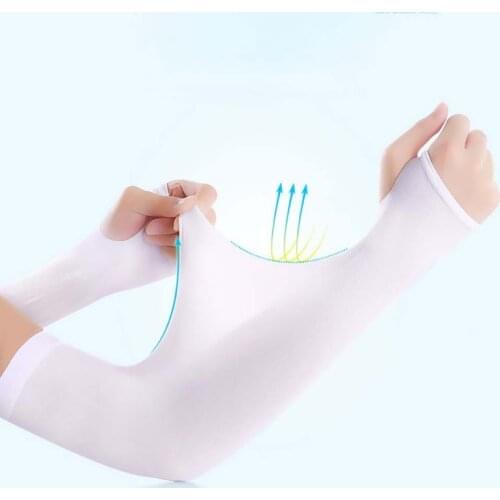1 Pair Sunscreen Riding Cooling Athletic Sport Skins Arm Sleeves Summer Sun Protective UV Cover armband for outdoor camping