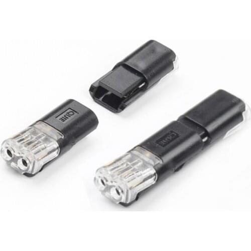 10pcs 2pin Wire Connector Scotch Lock Quick Splice Wire connector Led Light Cable Crimp Terminal Blocks 22-20AWG