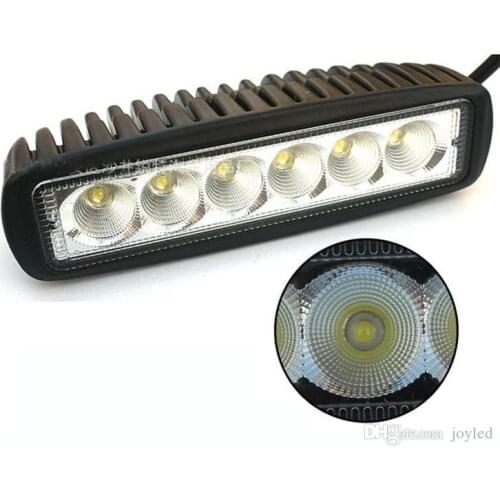 20pcs 6" inch LED Work Light Bar Spotlight 12v 24v Lamp Vehicle 18w Flood LED Work Light