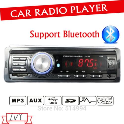 2014 new arrival,car radio player,Support BLUE TOOTH,USB SD AUX IN remote control bluetooth, 12V 1 din car audio, car stereo mp3