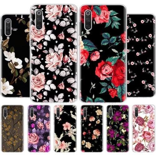 3D Relief Flower Exquisite Phone Case For Xiaomi MI 8 9 10 5X 6X A1 A2 A3 CC9E 9T NOTE10 Pro Lite Cover Coque soft Silicone TPU