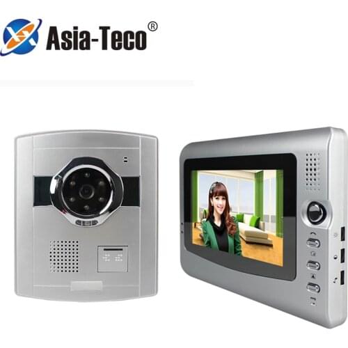7 inch Wired Video Doorbell Video Intercom Rainproof Camera Visual Intercom Two-way Audio Remote Unlock Video Door Phone