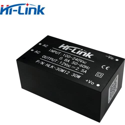 Free Shipping AC-DC 220V to 12V 30W 2.5A Power Supply Module Hilink Manufacturer OEM