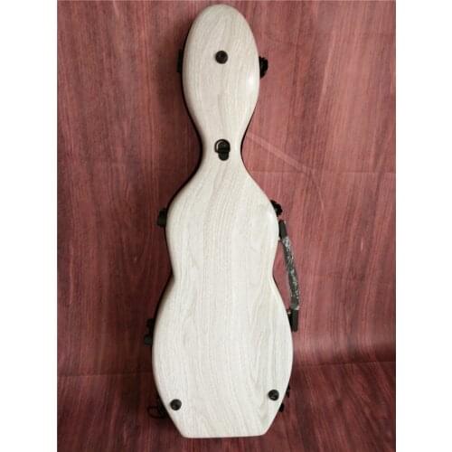 White colour 14 15 15.5 16 inch Viola Case Fiber Glass Strong Light Inside is Soft velvet material ican make any color