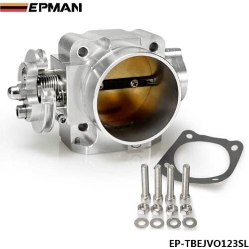 For Mitsubishi Lancer EVO 1 2 3 4G63 Intake Manifold Throttle Body 70mm 92-95 Silver EP-TBEJVO123SL