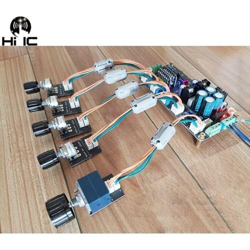HiFi Audio UPC4570C Tone Board Headphone Amplifier Preamp Power Module Treble Bass Volume adjustment Adjustment Electonic Board