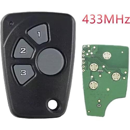 RIOOAK Keyless Entry Remote Control Key 433MHZ For Che vrolet Cruze Spark Onix Silverado Volt Camaro 4 Buttons