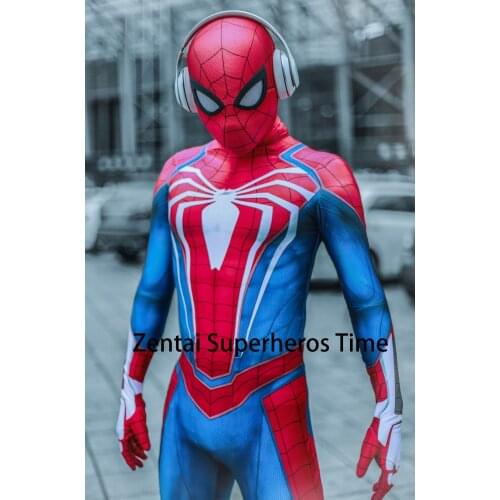 Adult/Kids 3D Print PS4 Game insomniac Cosplay Costume Spandex Bodysuit Halloween Zentai suit