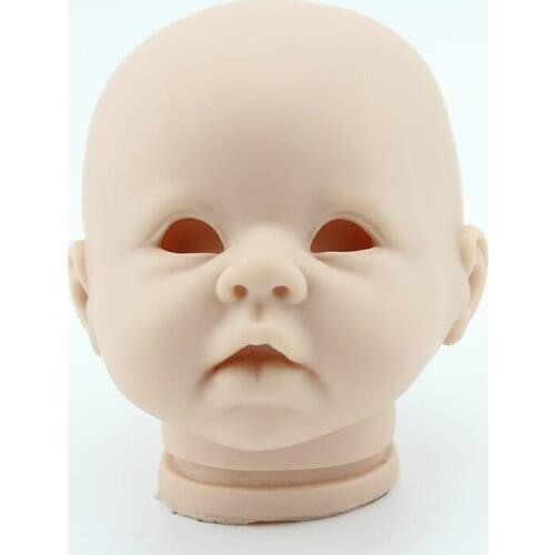 Soft Silicon Vinyl Reborn Doll Kits for DIY 22" Baby Dolls Accessories 3/4 Head Arms Legs