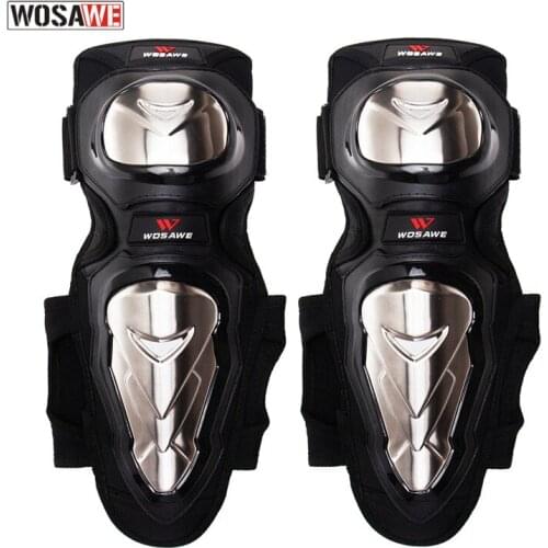 WOSAWE Moto Protective Knee Pads Ski Skateboard Knee Support Motorcycle Hockey Roller Off-Road Bike Sports MTB Knee Protector