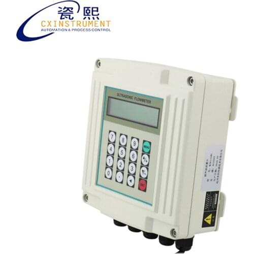 The Wall-mounted Ultrasonic Flow Meter DN15~DN100 1% accuracy RS485 communication small sensor Ultrasonic Water Flow Meter