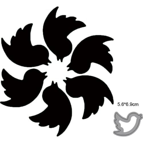 Christmas Bird Metal Cutting Dies Stencils dies for DIY Scrapbooking dies Paper Craft Decoration Craft dies Embossing Die Cuts