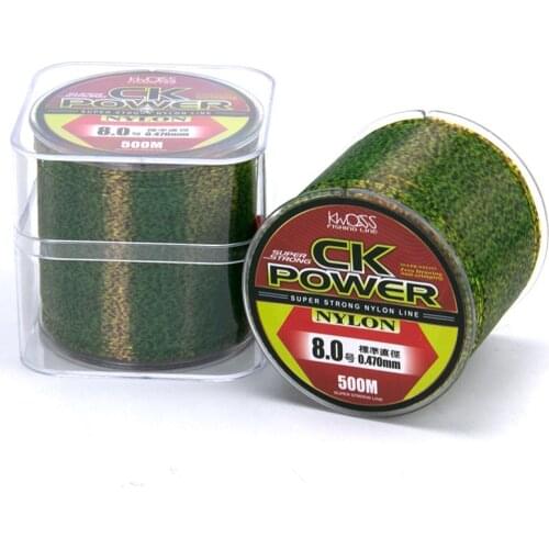 Japan imported 500 meters fishing line camouflage invisible spot line fluorocarbon line main line strand fishing line