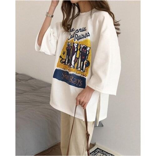 Tees women tops loose t-shirts женские футболки woman tshirt harajuku tees oversize+clothing+women camisetas mujer half sleeve