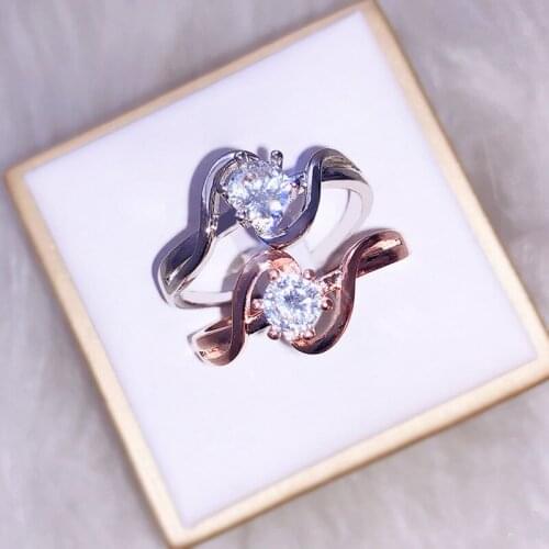 Shirble WISH Europe And The United States Single Drill Temperament Women Held The Ring