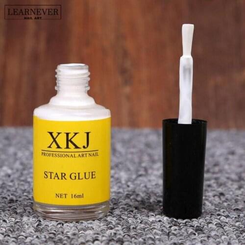 1Pc White Nail Glue For Galaxy Star Foil Stickers Nail 16ml Adhesives Decoration Art Nails Tips Transfer N7U1
