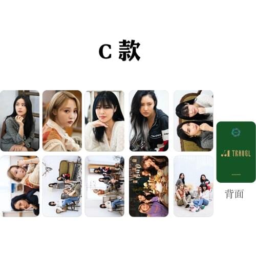 10pcs/set Korean Girls K-POP MAMAMOO New Album TRAVEL Lomo Card HD Photo Album Card Fans Collection Photocard Poster