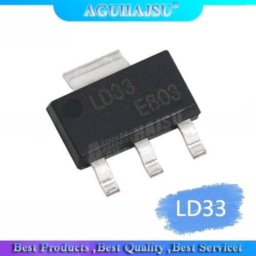10pcs/lot Regulators LD1117S33 LD33 screen SOT223 new original