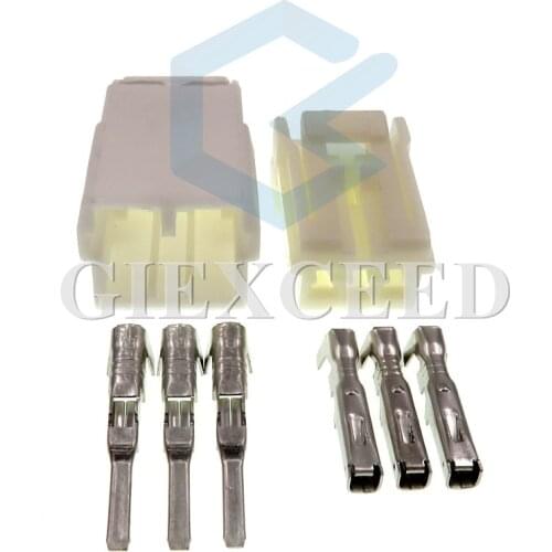 2 Sets 3 Pin 174928-2 174921-1 Automotive Female Male Connector Car Reading Light Harness Cable Socket For Auto