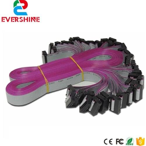 20Pcs/lot 50cm Length 16Pin Led Flat Cable Line LED Display Flat Ribbon Data Cables Wholesale