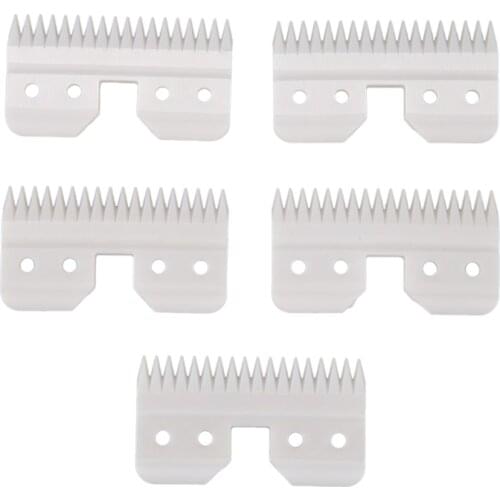 18Teeth 5Pcs/Lot Pet Clipper Ceramic Moving Blade Standard A5 Blade Size and Durable