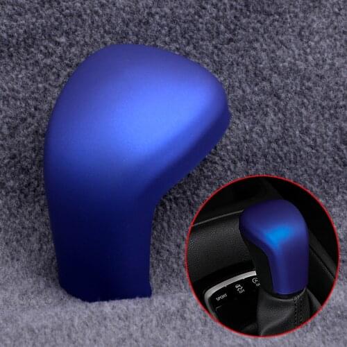 ABS Blue Gear Shift Shifter Knob Cover Trim Cap Car Fit For Toyota Corolla 2019 2020