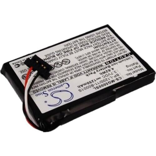 Cameron Sino 1250mAh battery for TYPHOON MyGuide SilverGuide 5000 MyGuide SilverGuide 5000 NAV 541380530001 BP-L1200/11-B0001