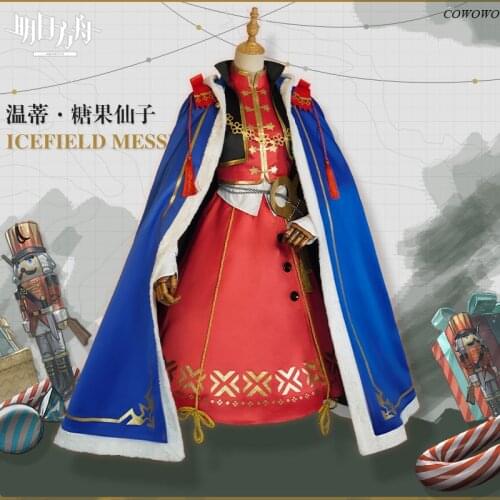 Anime!Arknights Weedy RHODE ISLAND Icefield Messenger Game Suit Gorgeous Dress Uniform Cosplay Costume Halloween Outfit 2021 New