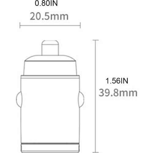 Car Charger Adapter Portable USB Fast Charge Technology Dual Ports Compatible for Phone Tablet or Other USB Devices