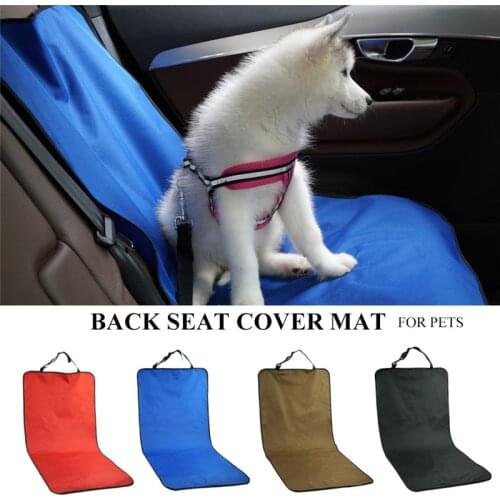 Car Waterproof Back Seat Pet Cover Protector Mat Rear Safety Travel Accessories for Cat Dog Pet Carrier Car Rear Back Seat Mat