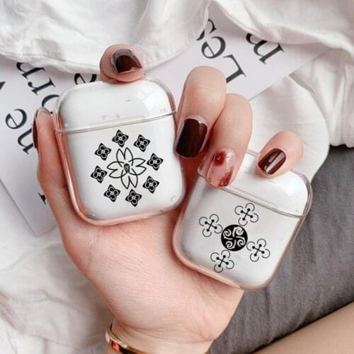 Cute Stripe Love Heart Headphone Case For Apple Airpods 1/2 Shockproof Air Pods 2 1 Protection Wireless Earphone Box Funds Cover