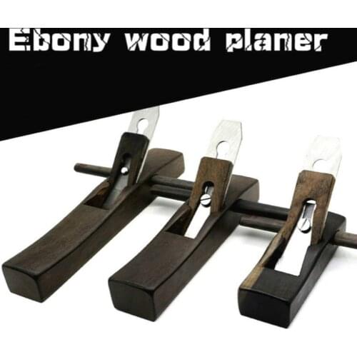 Quality Woodworking Mini Hand Tool Ebony Flat Plane Bottom Edge Wood Planer Carpenter Trimming Plane Push plane Carpenter Gift