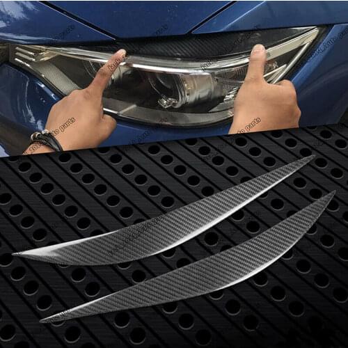 FOR 2014-2018 BMW F80 M3 F82 F83 M4 REAL CARBON FIBER HEADLIGHT EYE LID COVER