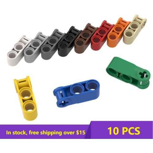 10PCS MOC Bricks 42003 1x3 Cross Shaft Parts DIY And Bolt Connector Parts Compatible Educational Parts Toys