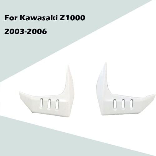 For Kawasaki Z1000 2003-2006 Motorcycle Unpainted Refrigerator Left and Right Small Board ABS Injection Fairing Accessori