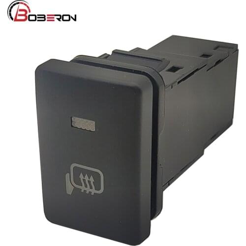 1PC LED Car Rearview Mirror Heating Switch Button With Connection Wire For Toyota PRADO 2010-2019 Car Accessories