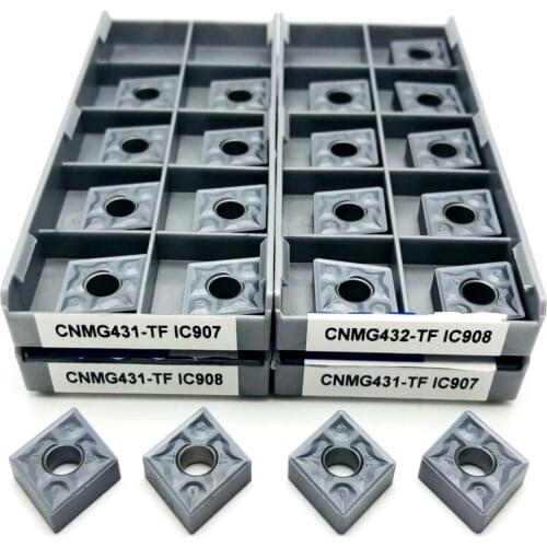 CNMG120404 CNMG120408 TF IC907 908 inner hole outer circle turning tool turning insert hardened CNC cutting tool carbide