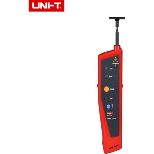UNI-T UT651B Handheld Lamp Tester Detector Led Fluorescent Light Bulbs Flashlight Luxmeter with Extended Antenna