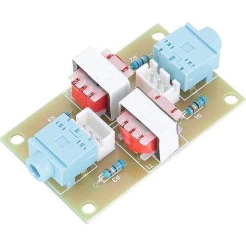 XH-M372 Stereo Audio Common Ground Isolator Module Signal Noise Filter Line Portable Noise Isolation Transformer Coupler