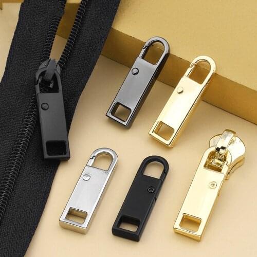 1PCS Metal Zipper Pull Tab Button Detachable Repair Bag Clothes Universal Zipper Pendant Buckle Clothing Accessories